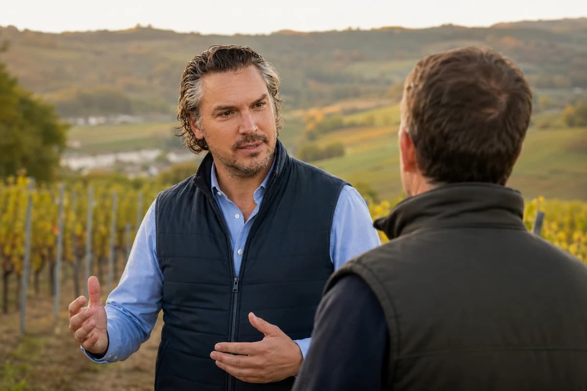 Assureur spécialisé en assurance viticole de Martin & Martin Vignobles sur un domaine partenaire